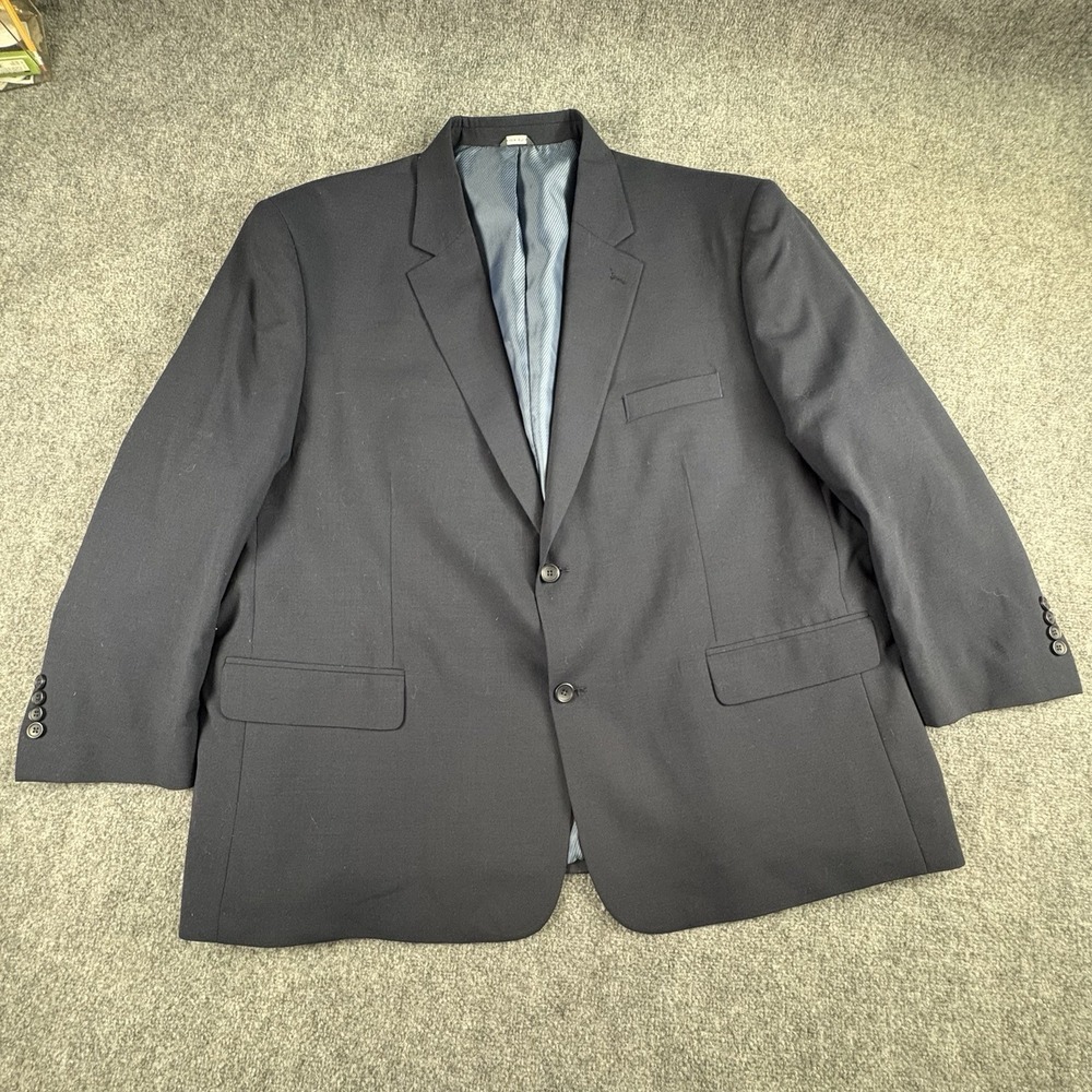 GS Perfect Fit Blazer‎ Men's 54R Navy Blue Business Officecore Classic Career